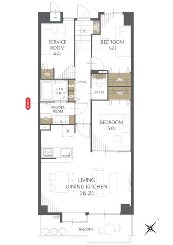 間取り：322000552977