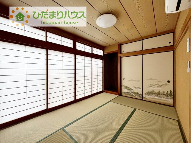 赤ちゃんスペースや客間など、多彩な用途で使用できる和室☆