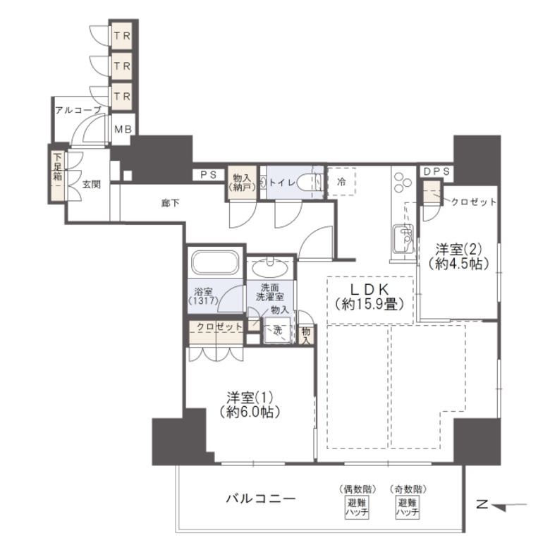 間取り：327002551183
