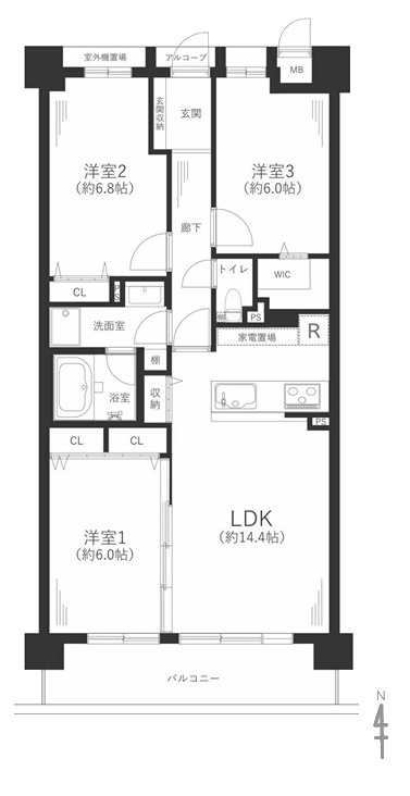 間取り：328000634211