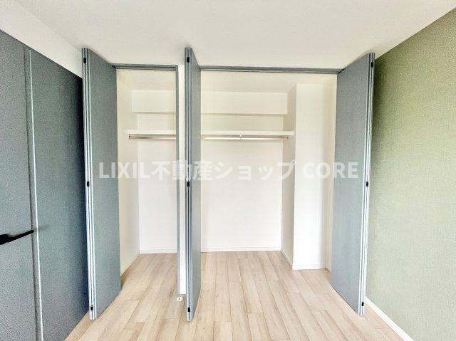 全居室に収納を完備しておりますので、居室の全空間を有効活用出来ます。　