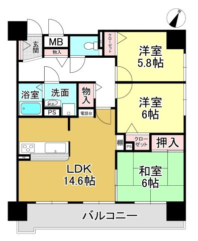 間取り：325000132662