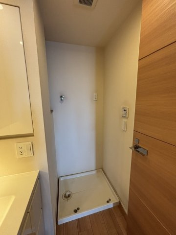 洗濯機置き場。