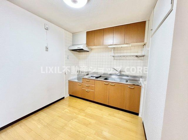 沢山の調理器具や調味料が収納でき、大きな流しもついてます　毎日のお料理が楽しみです！　