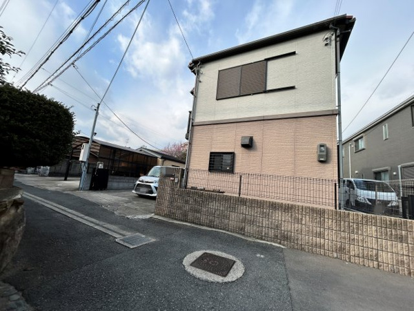 【高槻市下田部町一丁目の前面道路含む現地写真】