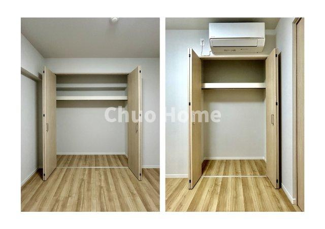 居室にはクローゼットを完備し、自由度の高い家具の配置が叶うシンプルな空間です。お子様の成長と必要になる子供部屋を与えるにはぴったりの間取りですね。