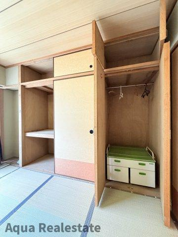 大きなスペースがあり、収納には困りません
