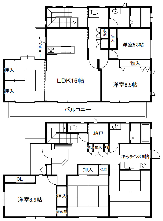 間取り：308000187391