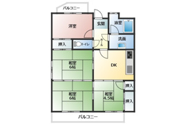 グランドハイツ中井中央A棟の外観