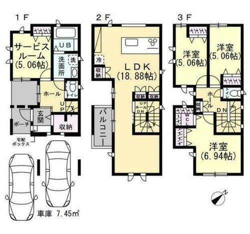 間取り：334000210019