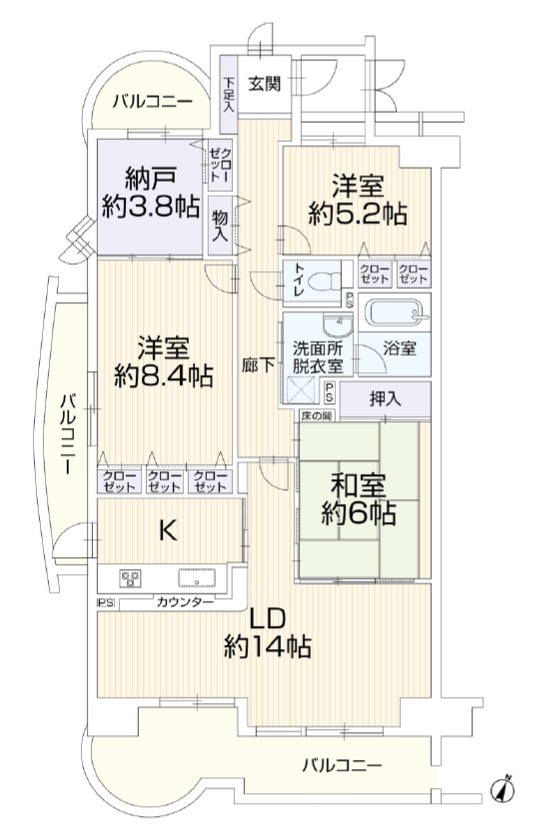 間取り：323000520421