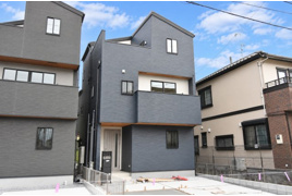 川口市大字安行領根岸　全6棟の6号棟　新築一戸建ての外観