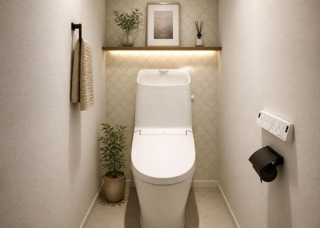2026年6月にトイレのリフォームを実施しており、清潔感あふれる快適なトイレ空間に仕上がっています。節水型で高機能なトイレ設備を備えており、日々のお手入れも簡単で気持ちよくご使用いただけます。