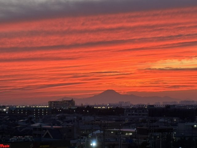 冨士山が見えます