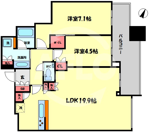 間取り：327001693675