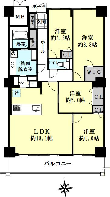 間取り：328000650659