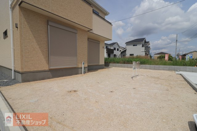 【お庭】現地完成写真。色々な使い方ができます！お好みでカスタマイズはいかがでしょうか。