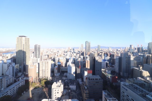 【物件からの眺望】24Fからの眺望！広く大阪の景色をお楽しみいただけます☆