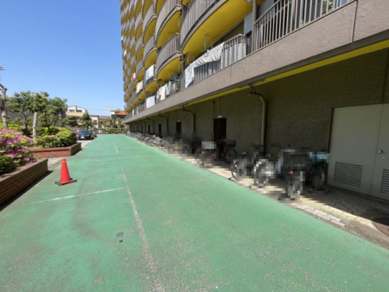 自転車置き場です！