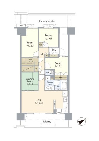総戸数258戸の大規模マンション♪