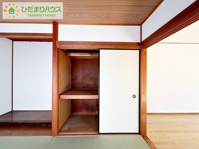 赤ちゃんスペースや客間など、多彩な用途で使用できる和室☆
