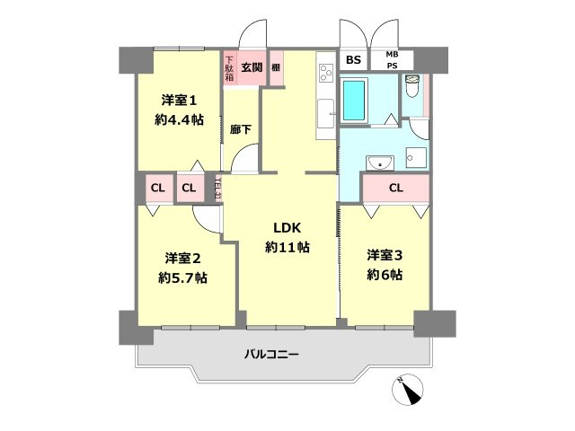 間取り：328000605411