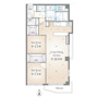 ライオンズマンション文京第２の間取り