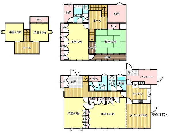 【筑西市甲の間取り】