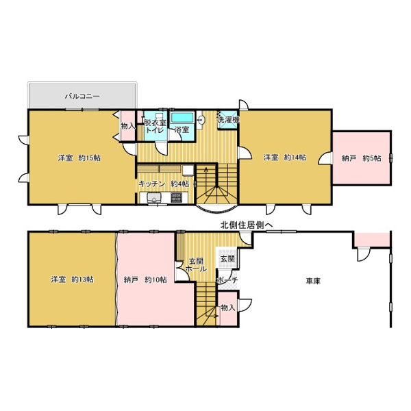 【筑西市甲の間取り】