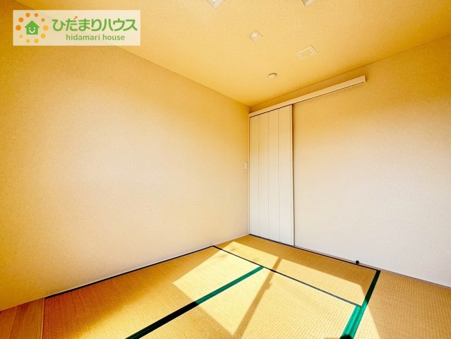 赤ちゃんスペースや客間など、多彩な用途で使用できる和室☆