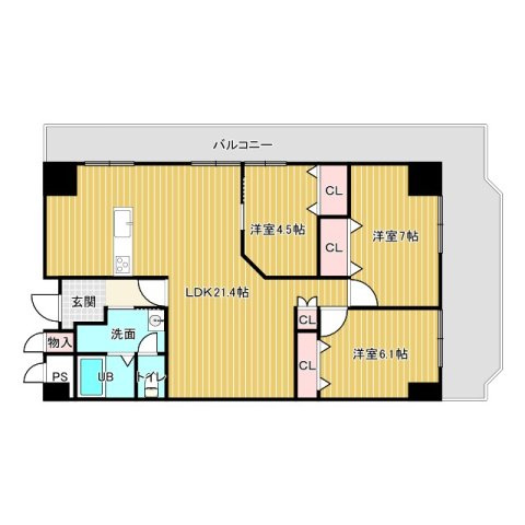 間取り：328000636135
