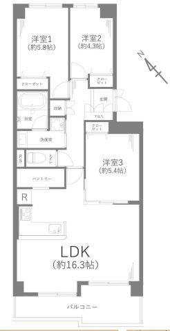 間取り：314002777347