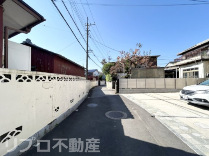 南側に面している前面道路！