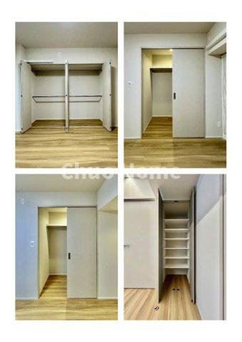 居室にはクローゼットを完備し、自由度の高い家具の配置が叶うシンプルな空間です。お子様の成長と必要になる子供部屋を与えるにはぴったりの間取りですね。
