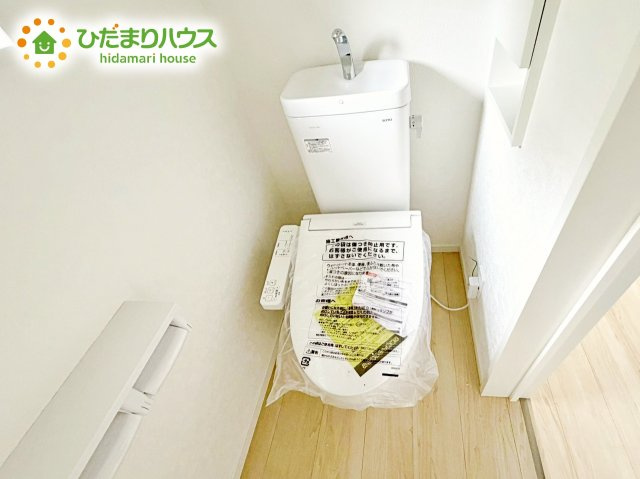 1・2階にトイレあるため、同時に利用でき混雑を避けられますね