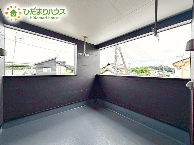 人気が高いインナーバルコニーを採用♪天候を気にせず洗濯物を干せ、紫外線も気にせずに済みます(*^^)v