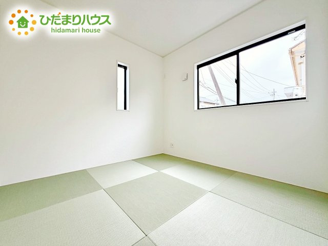 赤ちゃんスペースや客間など、多彩な用途で使用できる和室☆