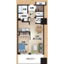 プレサンスレジェンド堺筋本町タワーの間取り