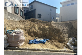 明石市藤江 建築条件無し土地の外観