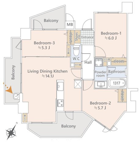 間取り：313004640320