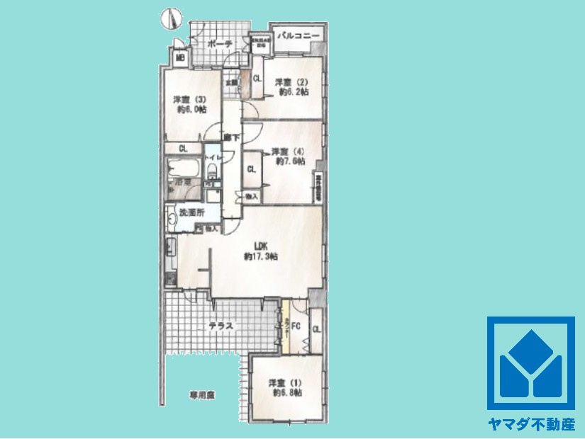 間取り：326000236231