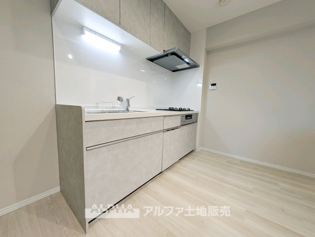 コンパクトなキッチンで掃除もラクラク