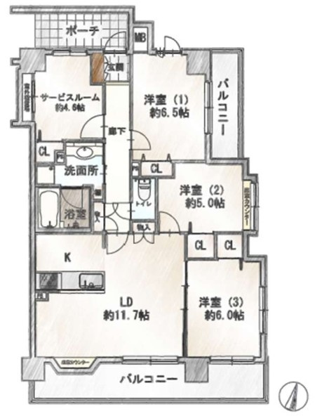間取り：311002432196