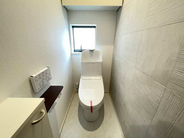 トイレが2か所あるので混みがちな朝も安心です　