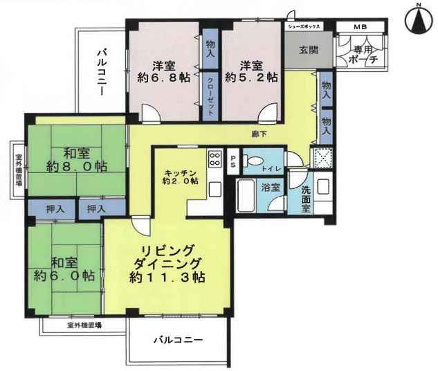 間取り：328000621505