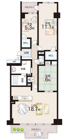 間取り：328000647808