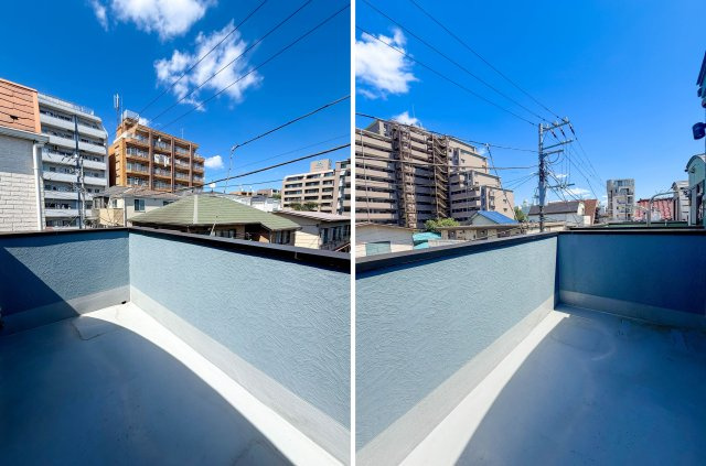 日当たりのいいバルコニー