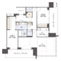 グラングリーン大阪 THE NORTH RESIDENCEの間取り