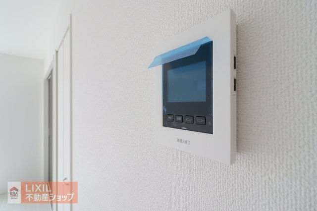 【TVインターホン】現地完成写真。カラーTVインターホン。