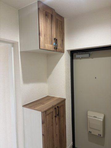 収納があるので、片付いた玄関がキープできます。